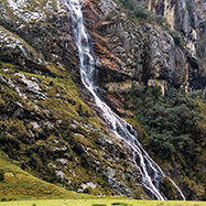 Waterfall in the Santa Cruz Valley